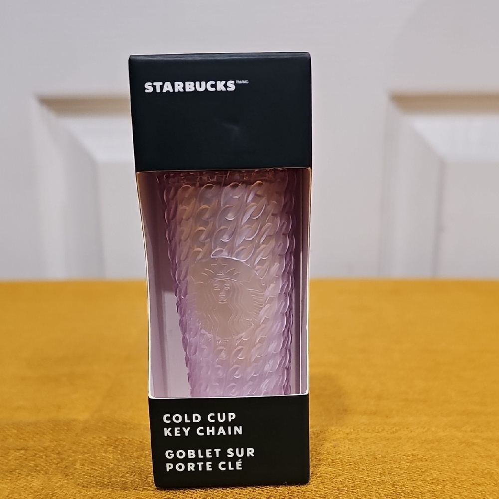 Starbucks Cold Cup Keychain NIB